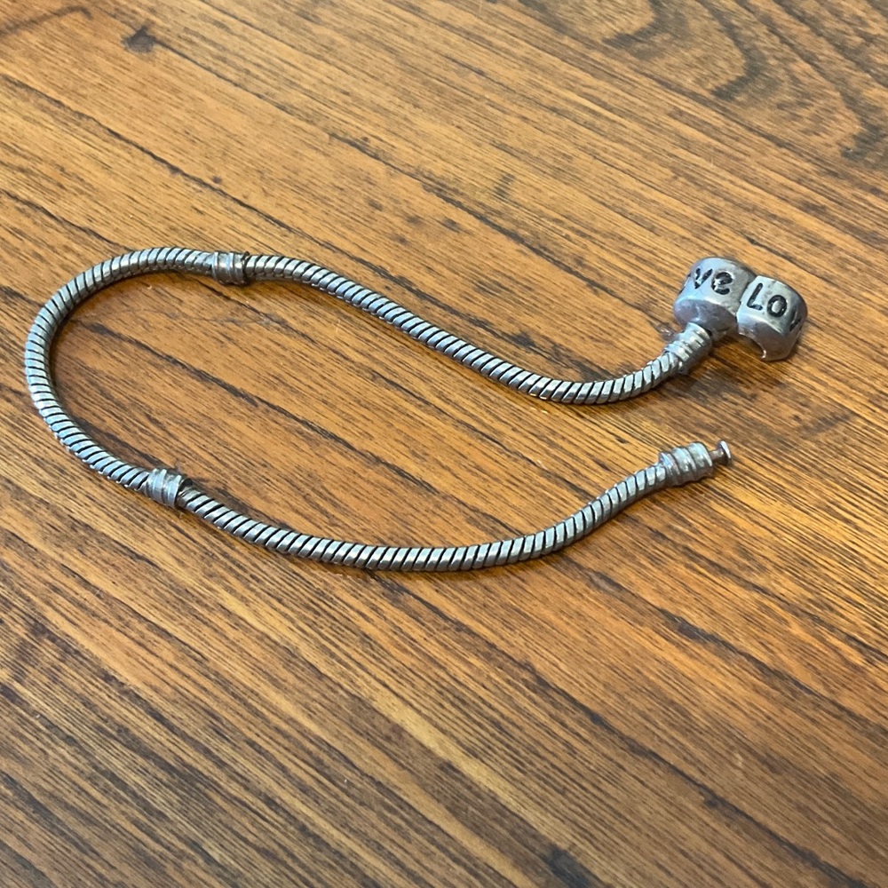 Silver-Tone Snake Bracelet